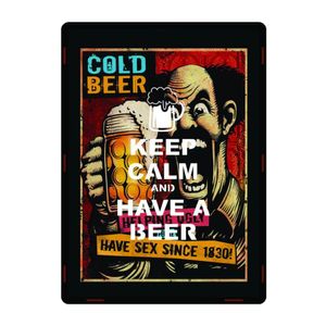 Placa Para Tampinhas Cold Beer Cia Laser