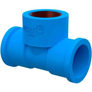 Tê Soldável Bucha de Latão 32mm x 3/4" Tigre