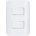 Interruptor-Duplo-Paralelo-10A-250V-Branca-Canoa-Romazi
