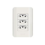 Tomada-Tripla-2P-T-10A-250V-Branca-Canoa-Romazi