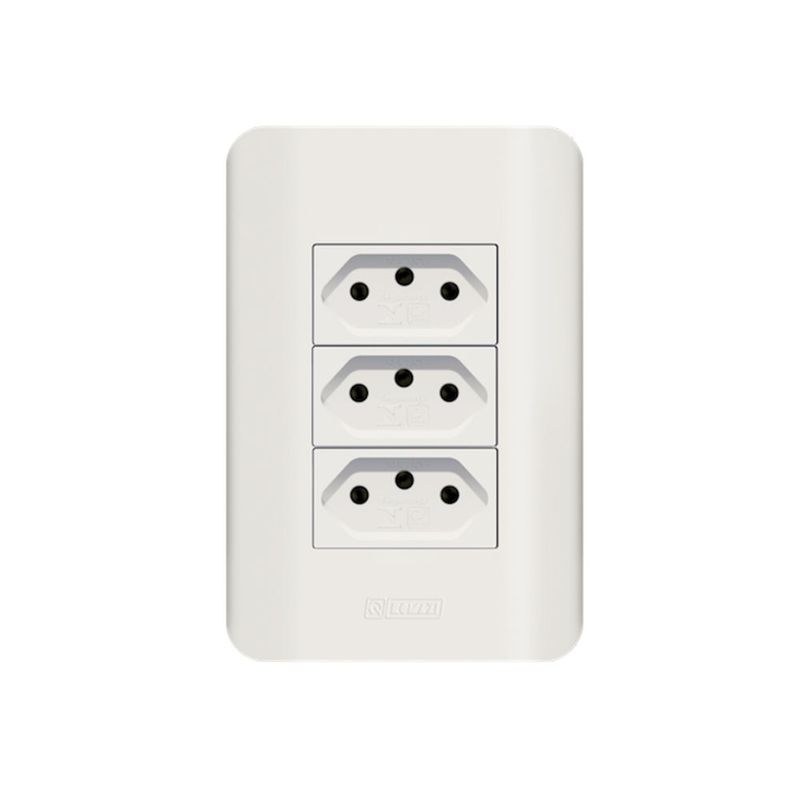 Tomada-Tripla-2P-T-10A-250V-Branca-Canoa-Romazi