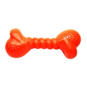 Osso de Borracha Tamanho P Maxbone Vermelho Furacão Pet