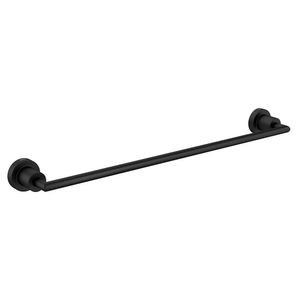 Porta Toalha Barra 2040 Slim Black Matte Deca