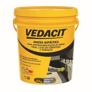 Massa Asfaltica 20kg Impermeabilizante Vedacit