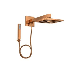 Chuveiro com Desviador/Ducha Manual Quadrado Red Gold Deca