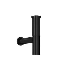 Sifão para Lavatório 1x1 1/2 Slim Black Matte Deca