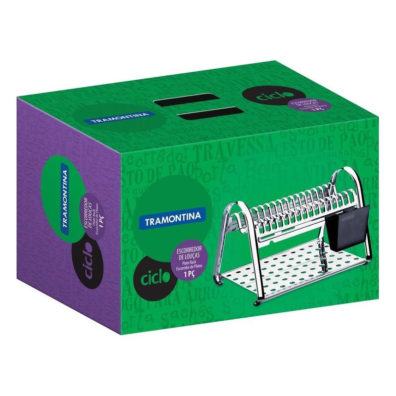 Escorredor-De-Louca-Inox-Ciclo-Tramontina