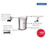 Lixeira-com-Pedal-para-Escritorio-Inox-Polido-3L-Tramontina