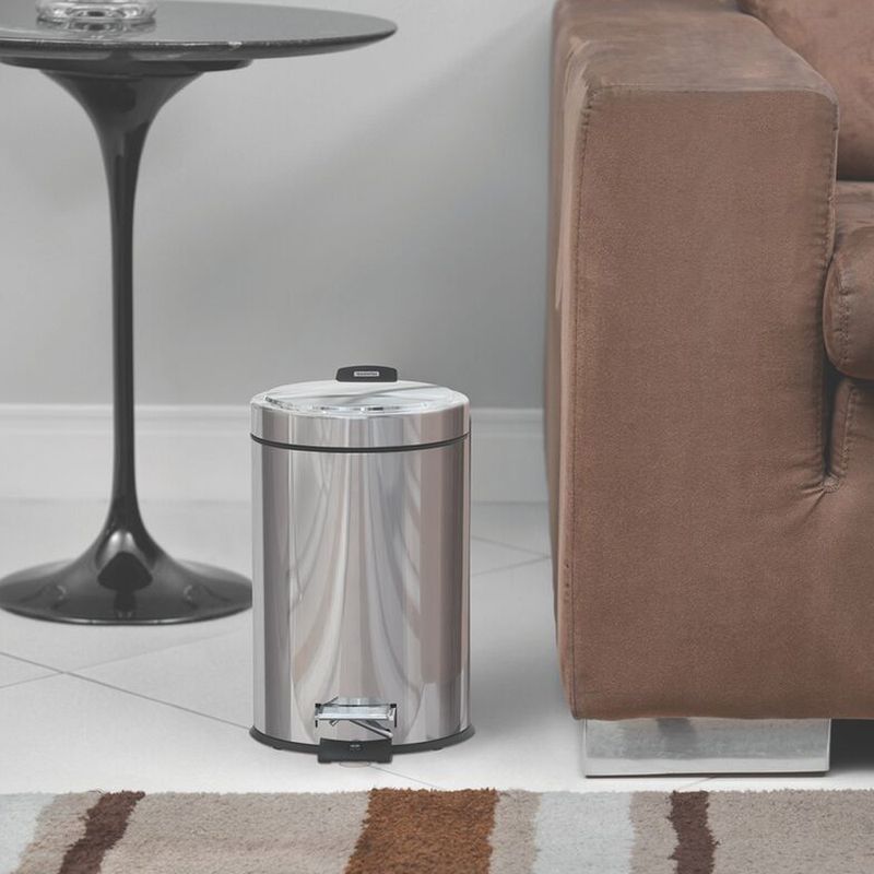 Lixeira-com-Pedal-para-Escritorio-Inox-Polido-3L-Tramontina