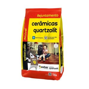 Rejunte Flex Cinza Ártico 1kg Quartzolit