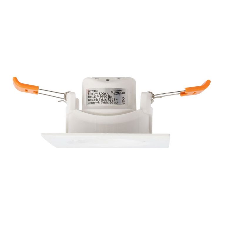 Spot-Led-3W-Embutir-Quadrado-3000K-Amarelo-Blumenau