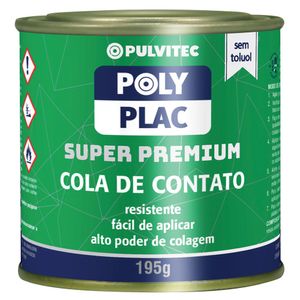 Cola Contato 195g Polyplac Super Premium Sem Tolueno Pulvitec