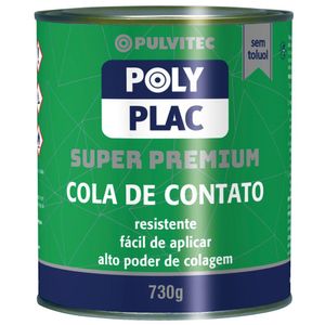 Cola Contato 730g Polyplac Super Premium Sem Tolueno Pulvitec