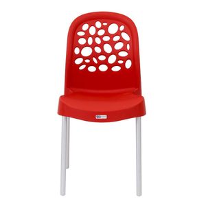 Cadeira Deluxe Vermelha Forte Plástico