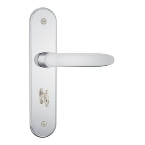 Fechadura 824/11 para Banheiro com Maçaneta Inox Cromado Espelhado Stam
