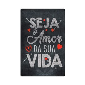 Placa Seja Amor Cia Laser