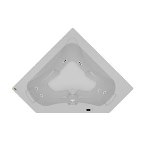 Banheira Ápia G2 152,4x152,4x54 com Aquecedor Jacuzzi