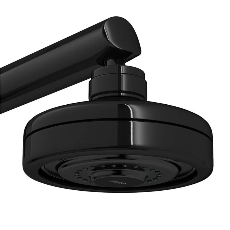 Chuveiro-Com-Tubo-Para-Parede-Acqua-Plus-Black-Noir-Deca