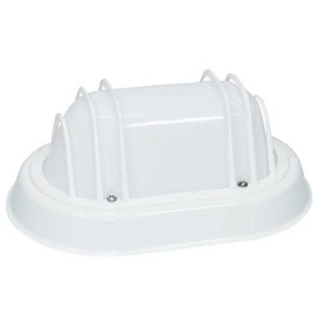 Luminária Tartaruga Oval Saco de Alumínio Branco Taschibra