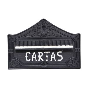 Carteiro Pequeno Real Branco/Preto Telha Luz