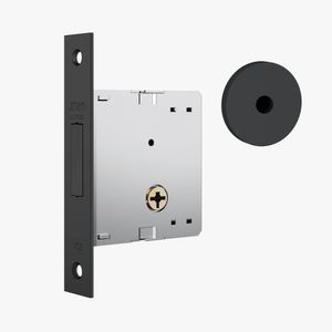 Fechadura 1002 Trava 3v Tetra Preto Fosco Stam