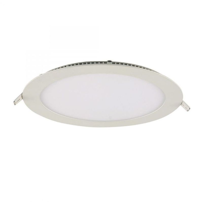 Plafon-Led-18W-Embutido-Redondo-3000K-Amarelo-Blumenau