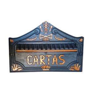 Carteiro Pequeno Real Bronze Telha Luz