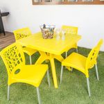 Cadeira-Nature-Amarela-Forte-Plastico