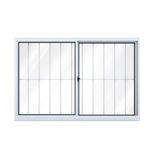 Janela-de-Correr-100x150cm-com-Grade-Vidro-Liso-Branco-Slim-Lider-Esquadria