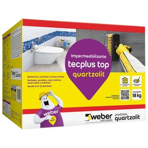 Impermeabilizante Tecplus Top 18kg Cinza Quartzolit