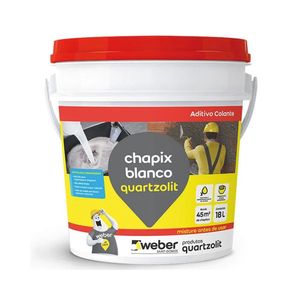 Aditivo para Chapisco Chapix Bianco 18L Branco Quartzolit