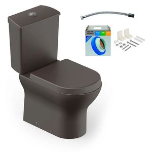Kit Nexo Bacia + Caixa + Complementos Café Roca