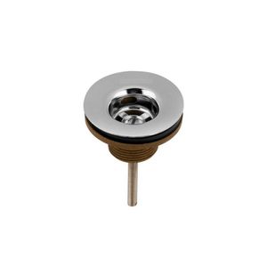 Válvula para Lavatório 7/8 Universal com Tampa Plástica Cromado Celite