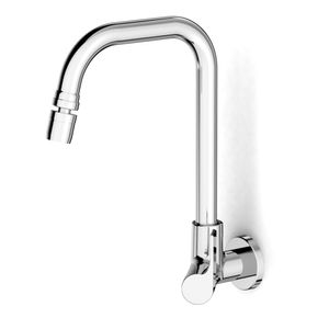 Torneira de Parede para Cozinha Bica Móvel com Arejador Articulado Master Celite