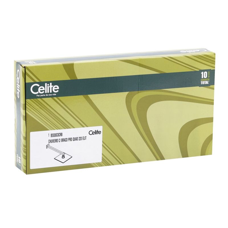 Ducha-Quadrada-de-Parede-Elite-Celite