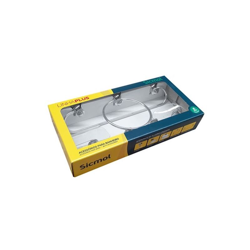 Kit-para-de-Acessorios-Banheiro-Plus-6-Pecas-Cromado-Sicmol