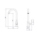 Torneira-de-Mesa-para-Cozinha-1167.C21-Flex-Plus-Cromada-Deca