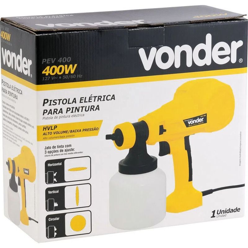 Pistola-de-Pintura-Pulverizadora--Eletrica-220V-400w-Vonder