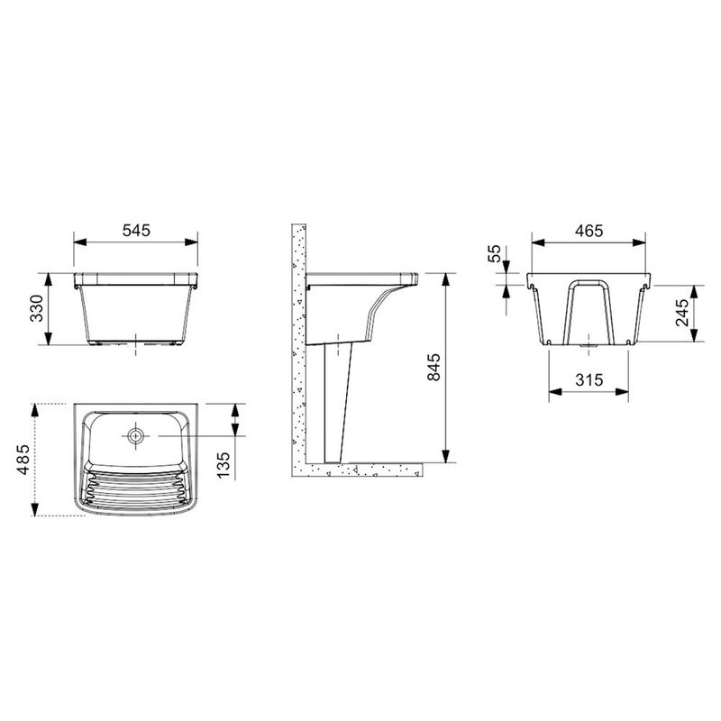 Tanque-Sem-Mesa-31L-Retangular-33x545x485cm-Branco-Celite