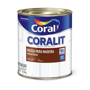 Massa Coralit Para Madeira 1,5Kg Coral