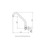 Torneira-para-Cozinha-de-Parede-Bica-Movel-Cromada-Unica-Perflex