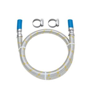 Engate para Gás Flexível 2,00m Inox Blukit
