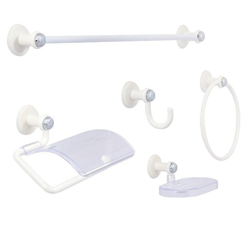 Kit-de-Acessorios-Para-Banheiro-Branco-e-Cromado-5-Pecas-Slim-Mebuki