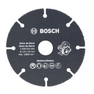 Disco Serra Mármore 110mm para Madeira Bosch