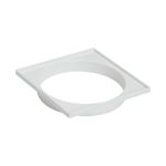 Porta-Grelha-150mm-Quadrado-Branco-Tigre
