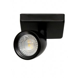 Spot Led 4W Direct Base Linear MR16 Preto 3000K Amarelo Taschibra