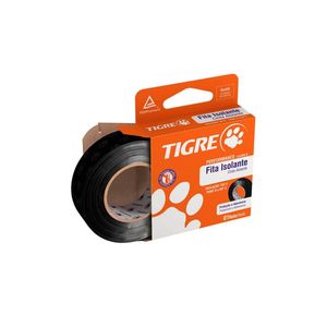 Fita Isolante 19mm X 10m Antichamas Preto Tigre