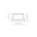 Plafon-Led-Quadrado-Aluminio-18W-Slim-Stella