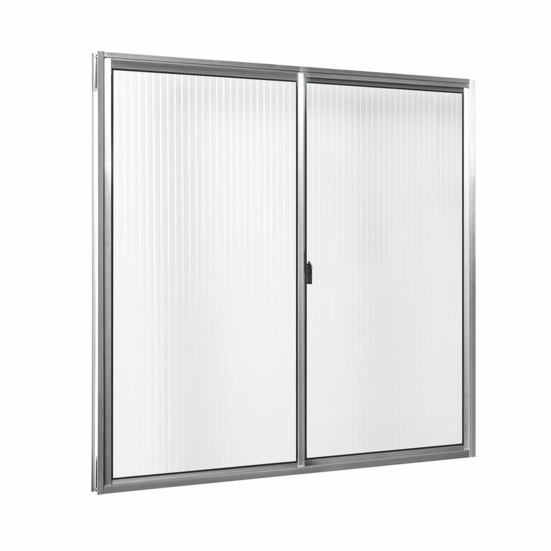 Janela-Correr-100x100cm-2-Folhas-Vidro-Canelado-Natural-Lider-Esquadria