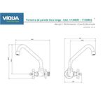 Torneira-para-Parede-de-Cozinha-Bica-Horizontal-Branco-Maruja-Viqua